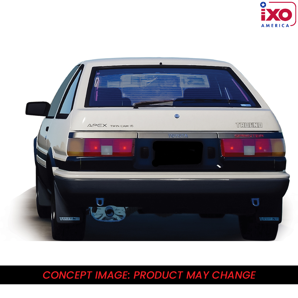 1983 Toyota Sprinter Trueno (AE86) Black and White | IXO America