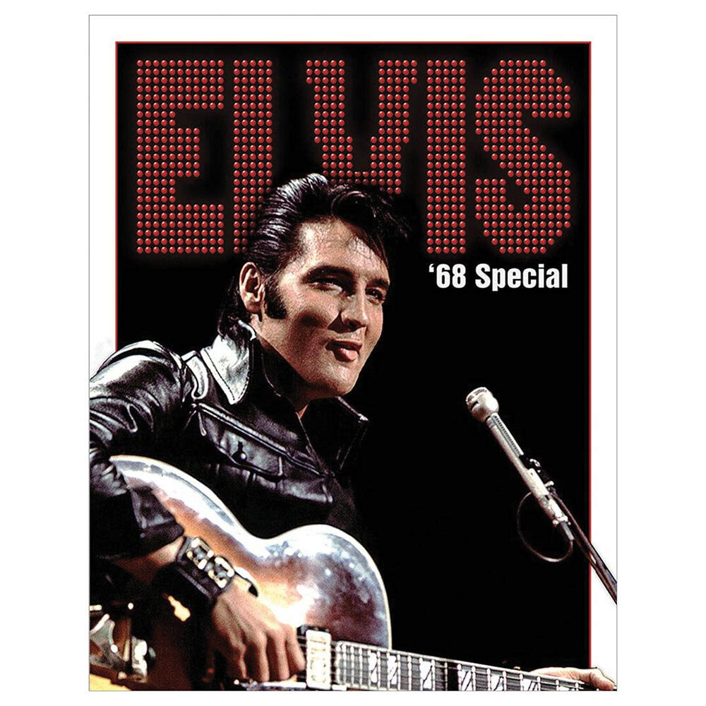 ドライボーンズ 2tone プルオーバー1950sヴィンテージELVIS DOT Elvis 68' Special Metal Sign 2302 Tin | Desperate Enterprises