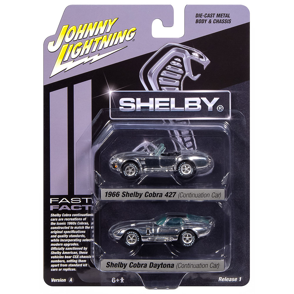 Shelby Cobra 50th Continuation Car & Shelby Cobra Daytona Viking Blue