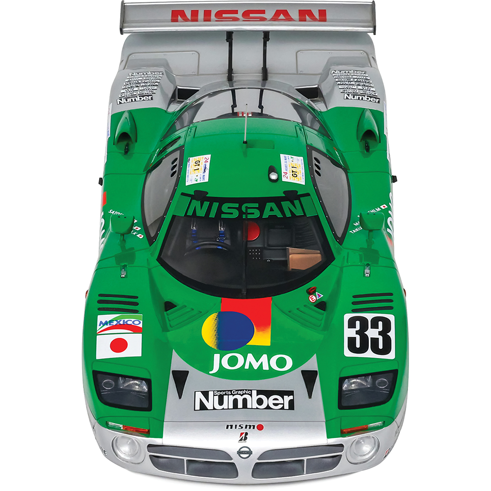 1998 Nissan R390 GT1 Le Mans Green Cast Resin Model Car | GT Spirit