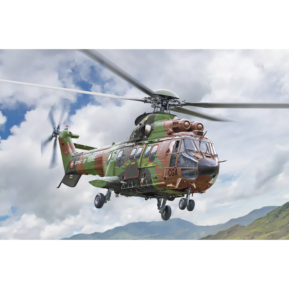 AS332 Super Puma 1/72 Kit Italeri (91096) Plastic | Italeri
