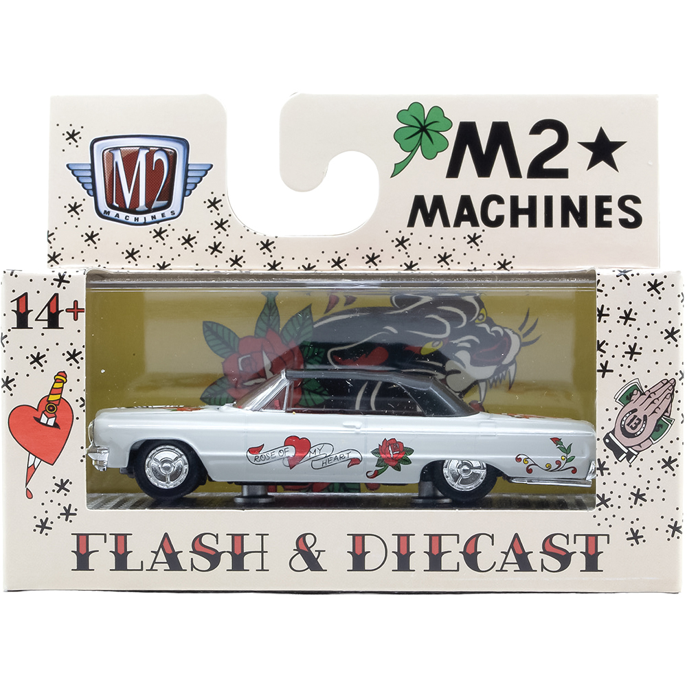 1964 Chevrolet Impala White Diecast Model Car | M2 Machines