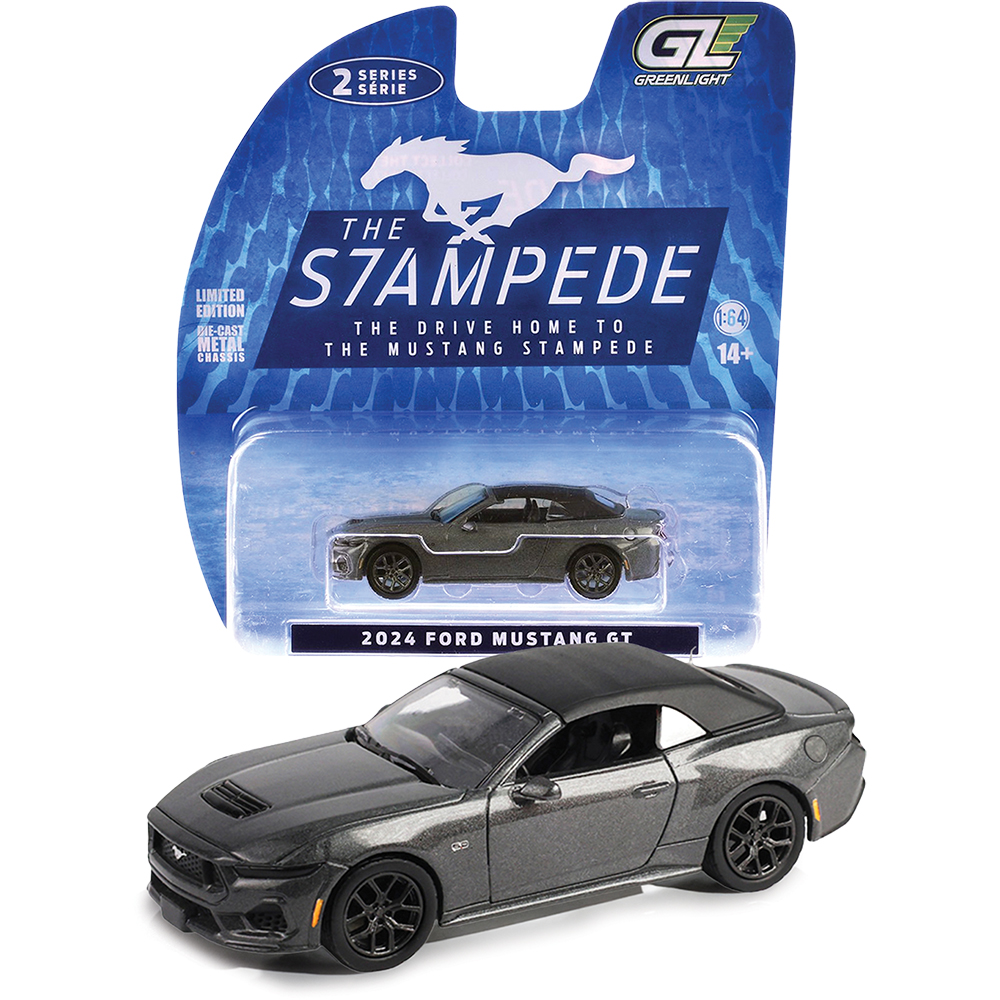 2024 Ford Mustang1 GT 5.0 Convertible Dark Matter Gray (New Tooling)