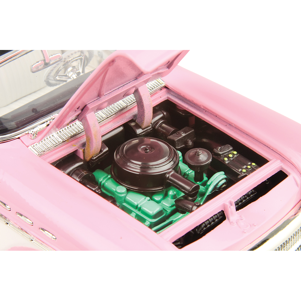 1957 Buick Roadmaster Convertible Pink Diecast Model | Motormax