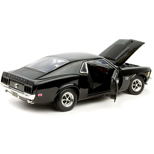 1/24 フォード MUSTANG BOSS 429 1970 1970 Boss 429 Mustang Black Diecast Model | Motormax