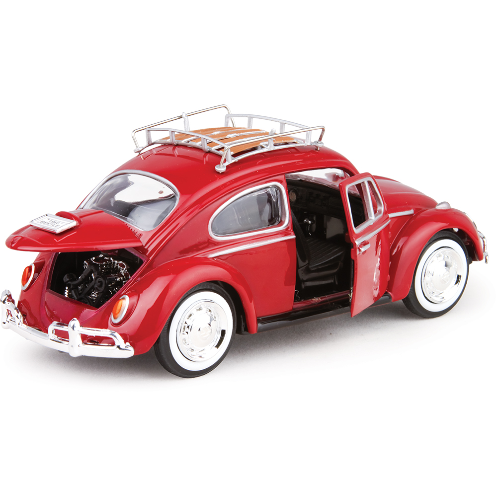 1966 VW Beetle & Roof Rack Diecast Model | Motormax