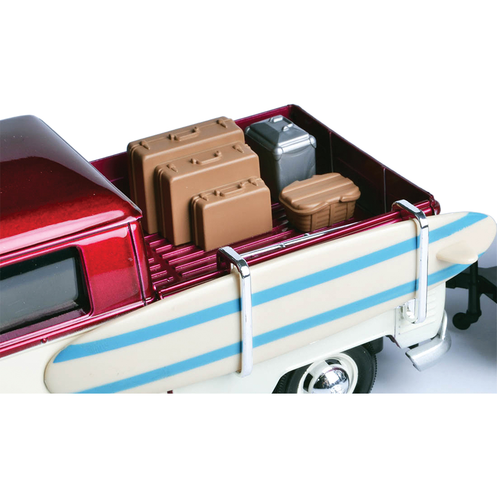 VW T1 Surf Pickup & Teardrop Camper Diecast Model | Motormax