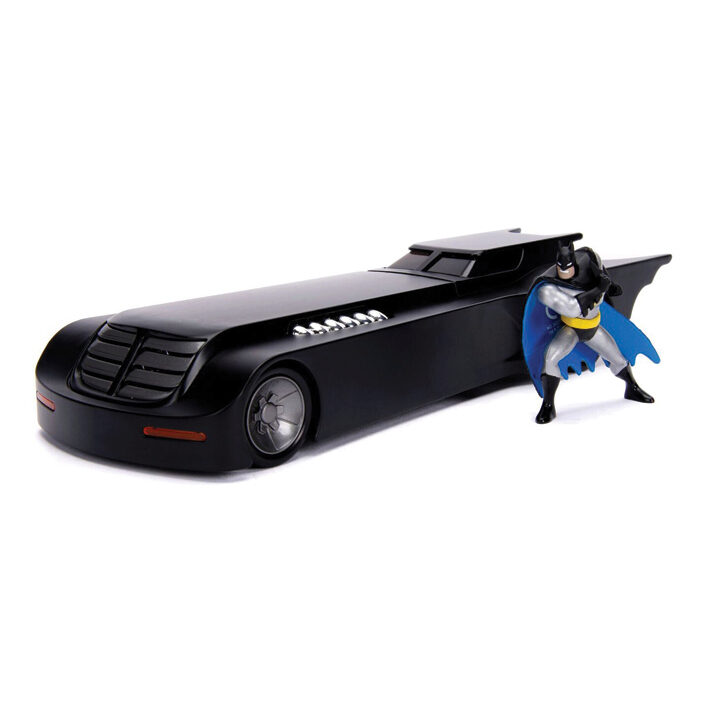 Animated Batman Figure & Batmobile Diecast Model | Jada Toys