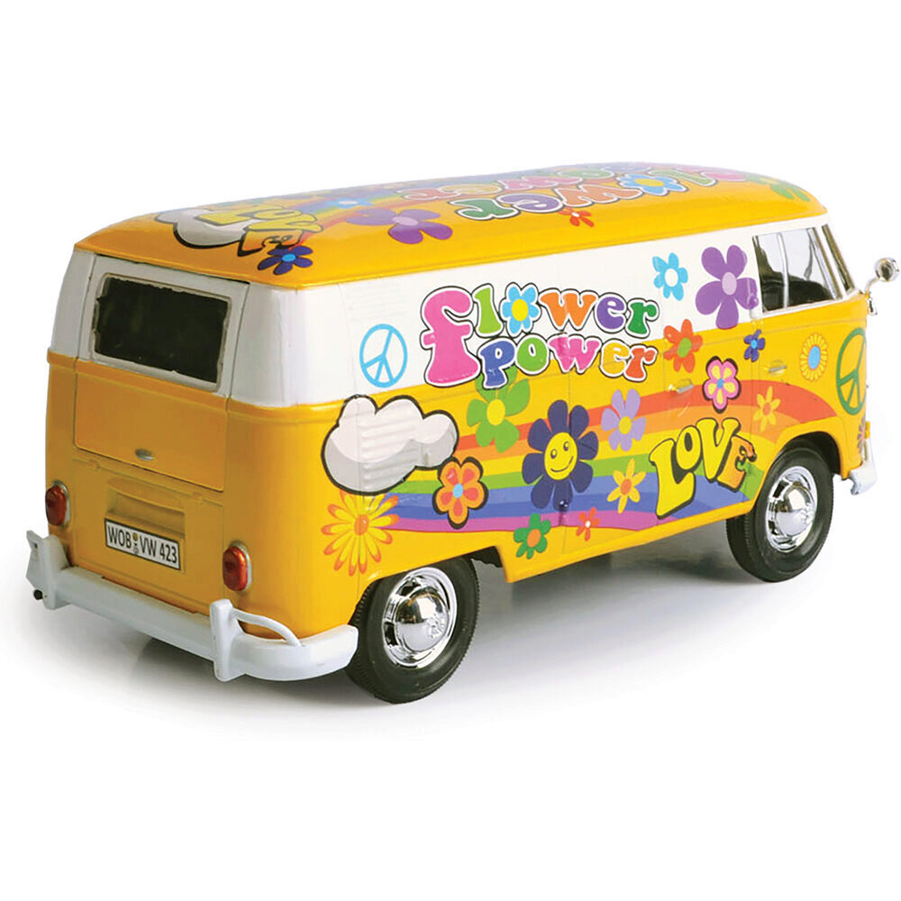 Flower Power VW Microbus Diecast Model | Motormax