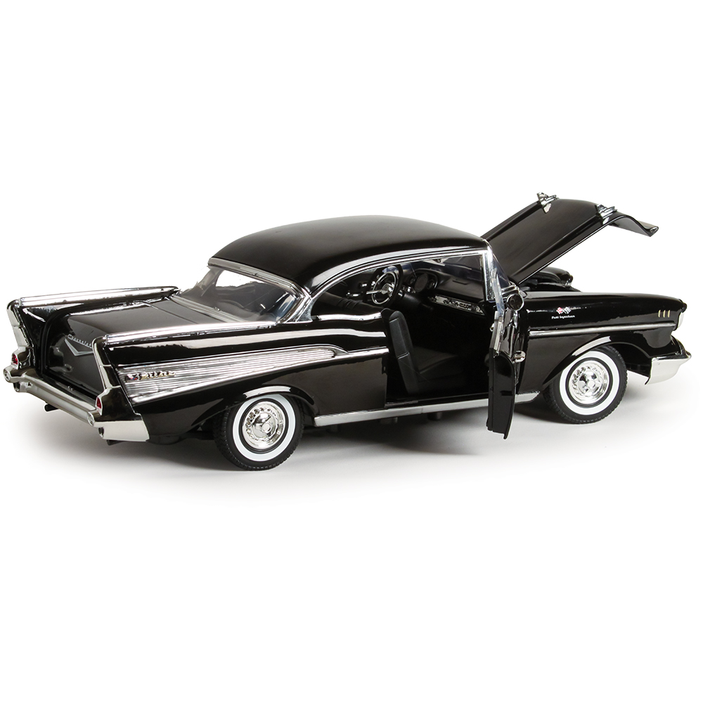 1957 Chevy Bel Air black Diecast Model | Motormax