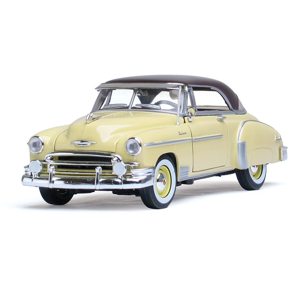 1950 Chevy Bel Air Yellow Diecast Model Car | Motormax