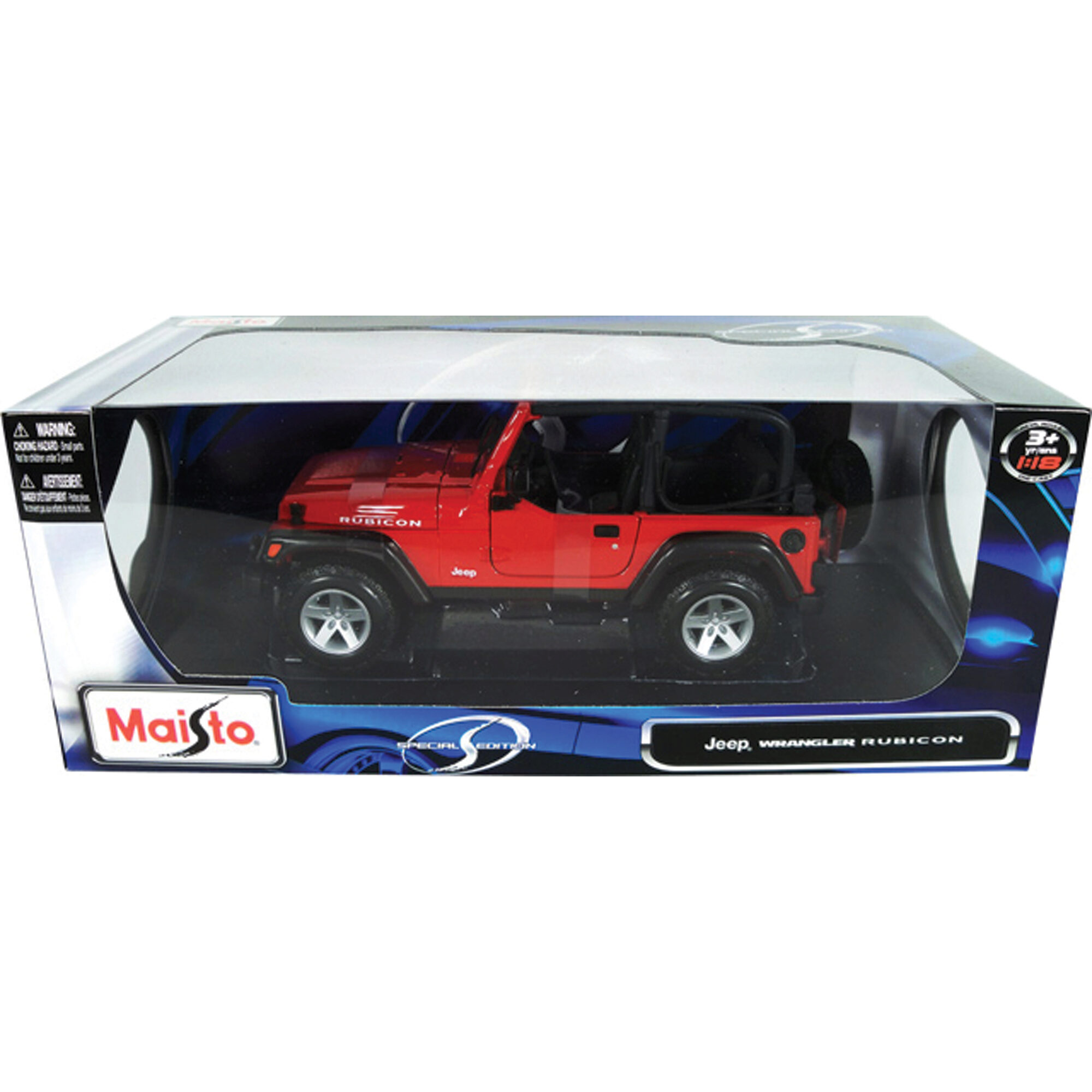 Maisto Jeep Rubicon レッド Jeep Wrangler Rubicon Red Diecast Model Truck | Maisto