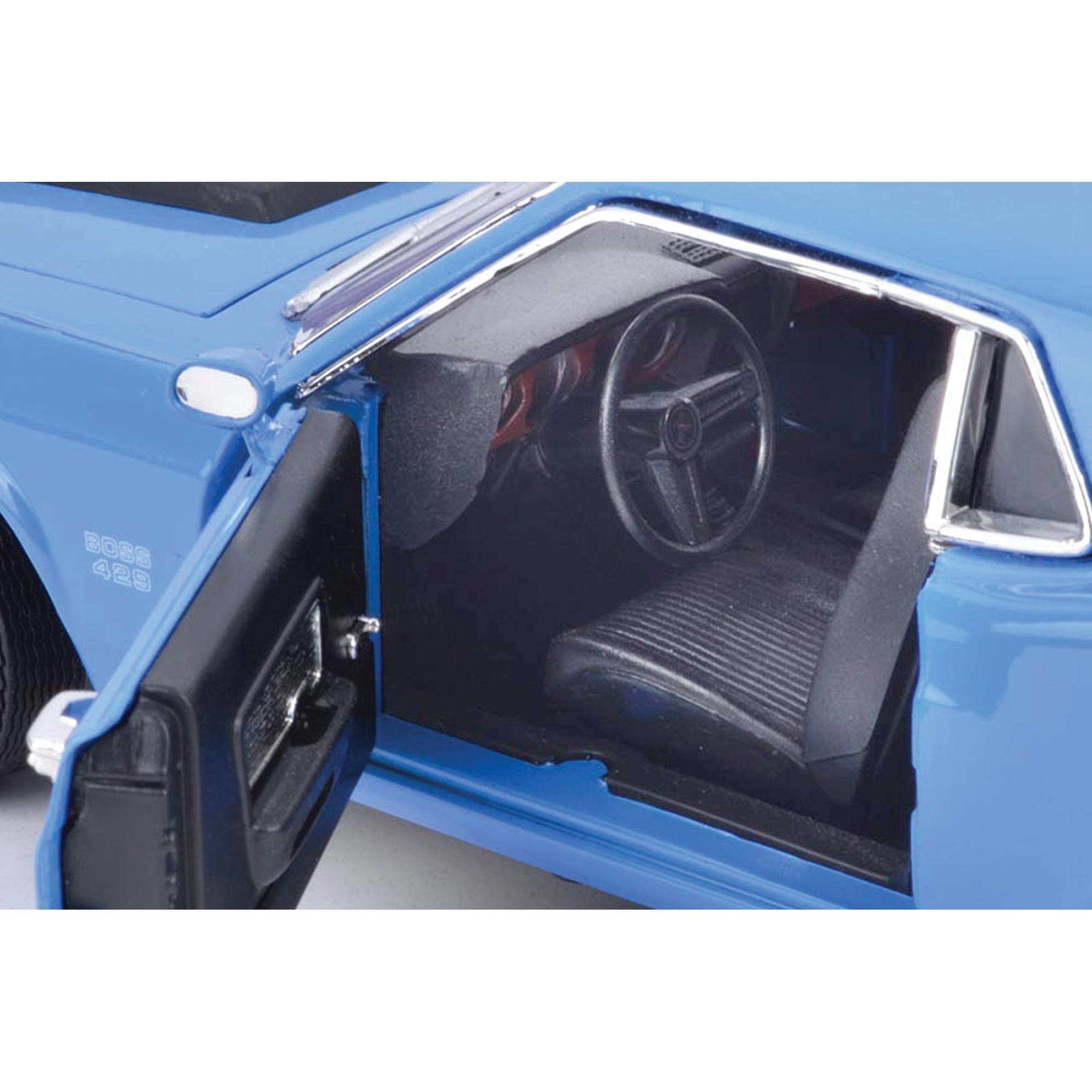 1970 Boss 429 Mustang Blue Diecast Model | Motormax