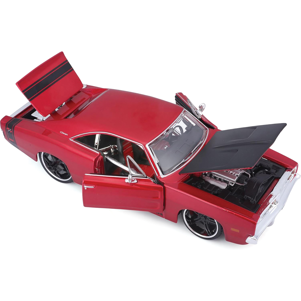1969 Dodge Charger R/T Red Diecast Model Car | Maisto