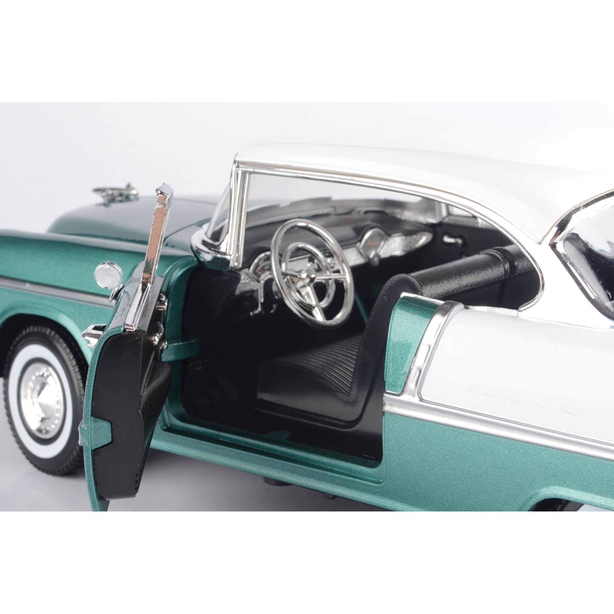 1955 Chevy Bel Air Hardtop Diecast Model Car | Motormax