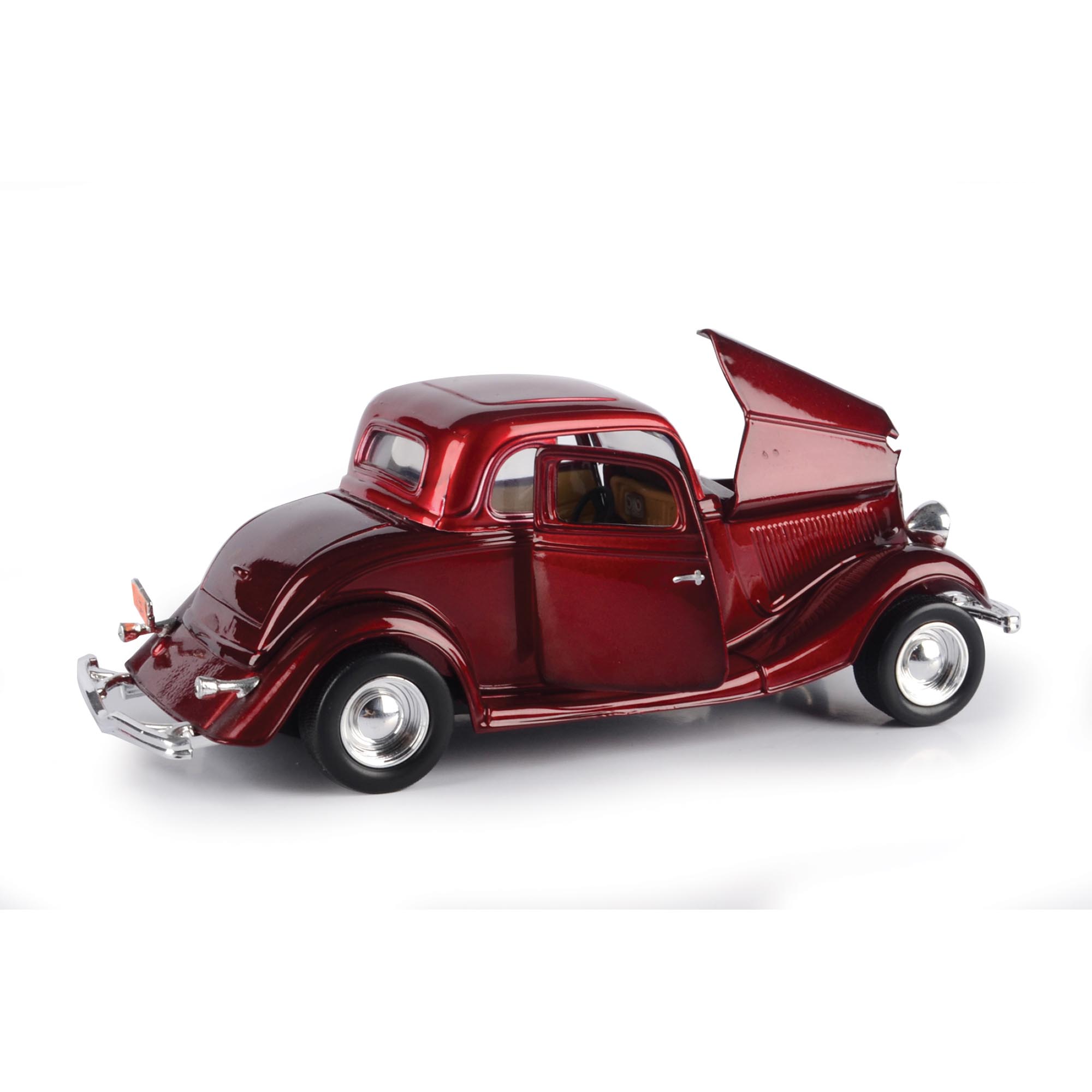 1934 Ford Coupe Hardtop Red Diecast Model Car | Motormax