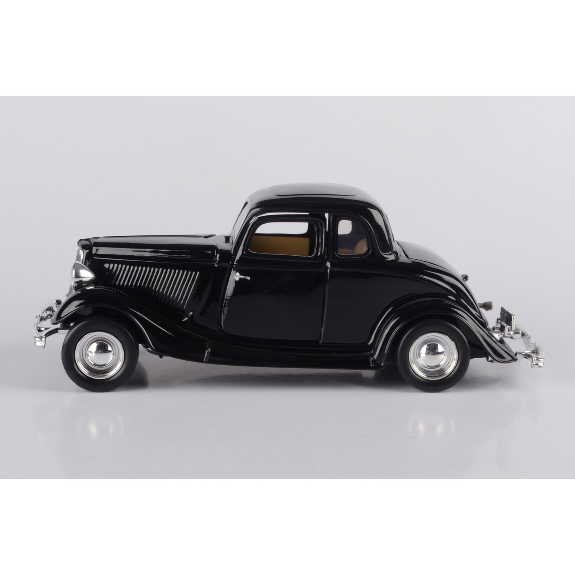 '34 Ford Hot Rod 1/24 スケール 1934 Ford Coupe Hardtop Red Diecast Model Car | Motormax
