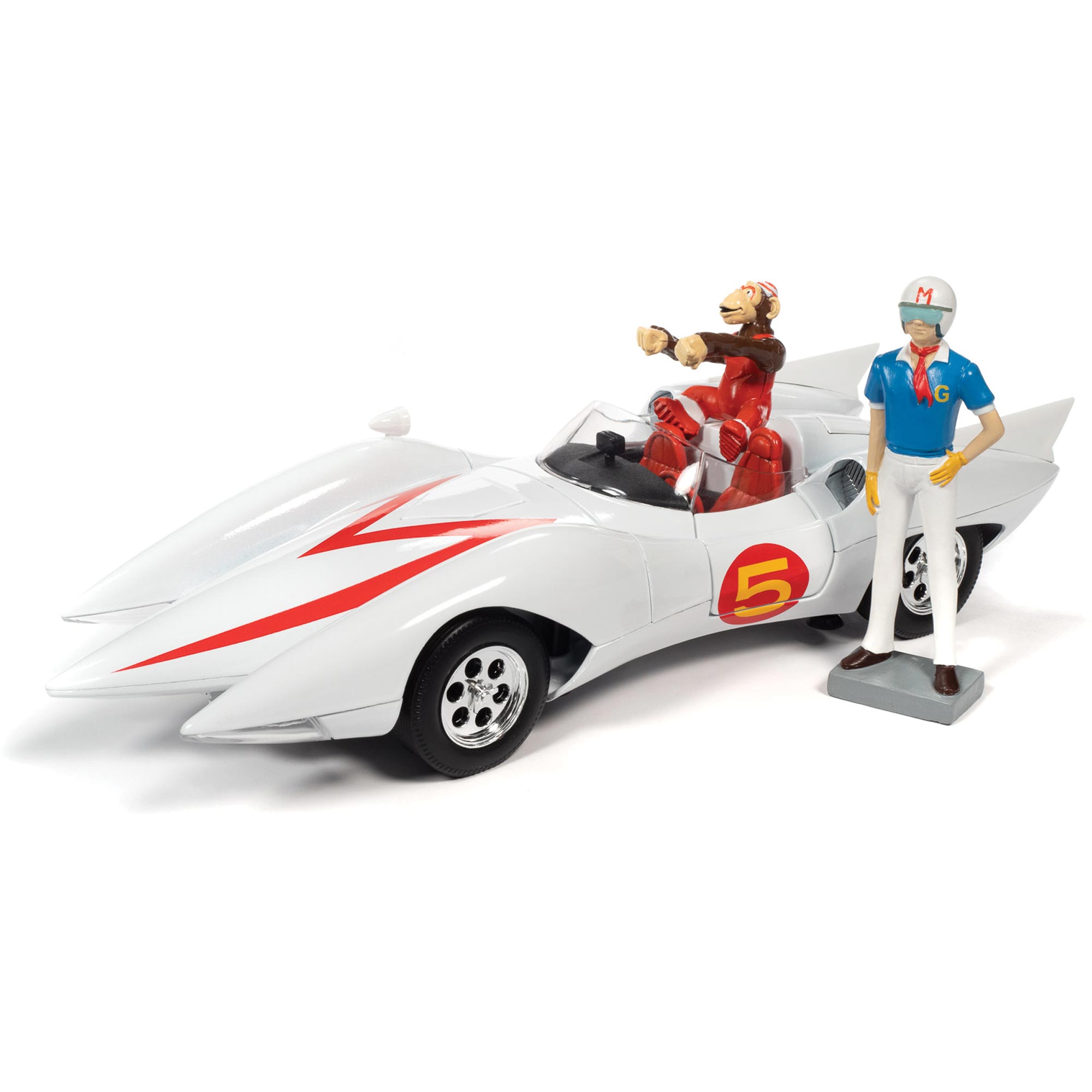 京商auto world 1/18 SPEED RACER マッハ号 ミニカー 1/18 AUTOWORLD マッハ号 特殊装置のギミック満載