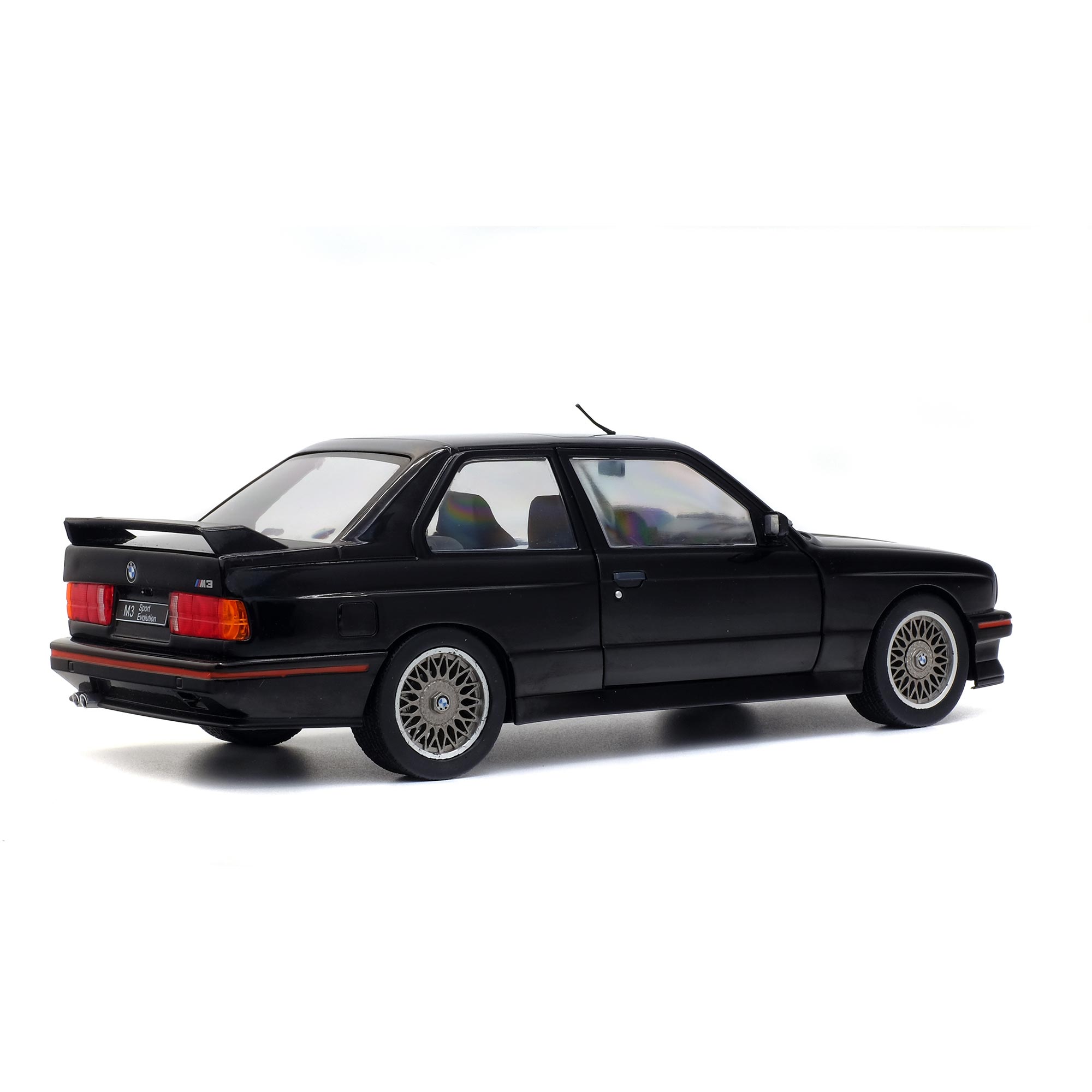 1990 BMW E30 M3 Sport EVO Glanzschwarz Diecast Model Car | Solido