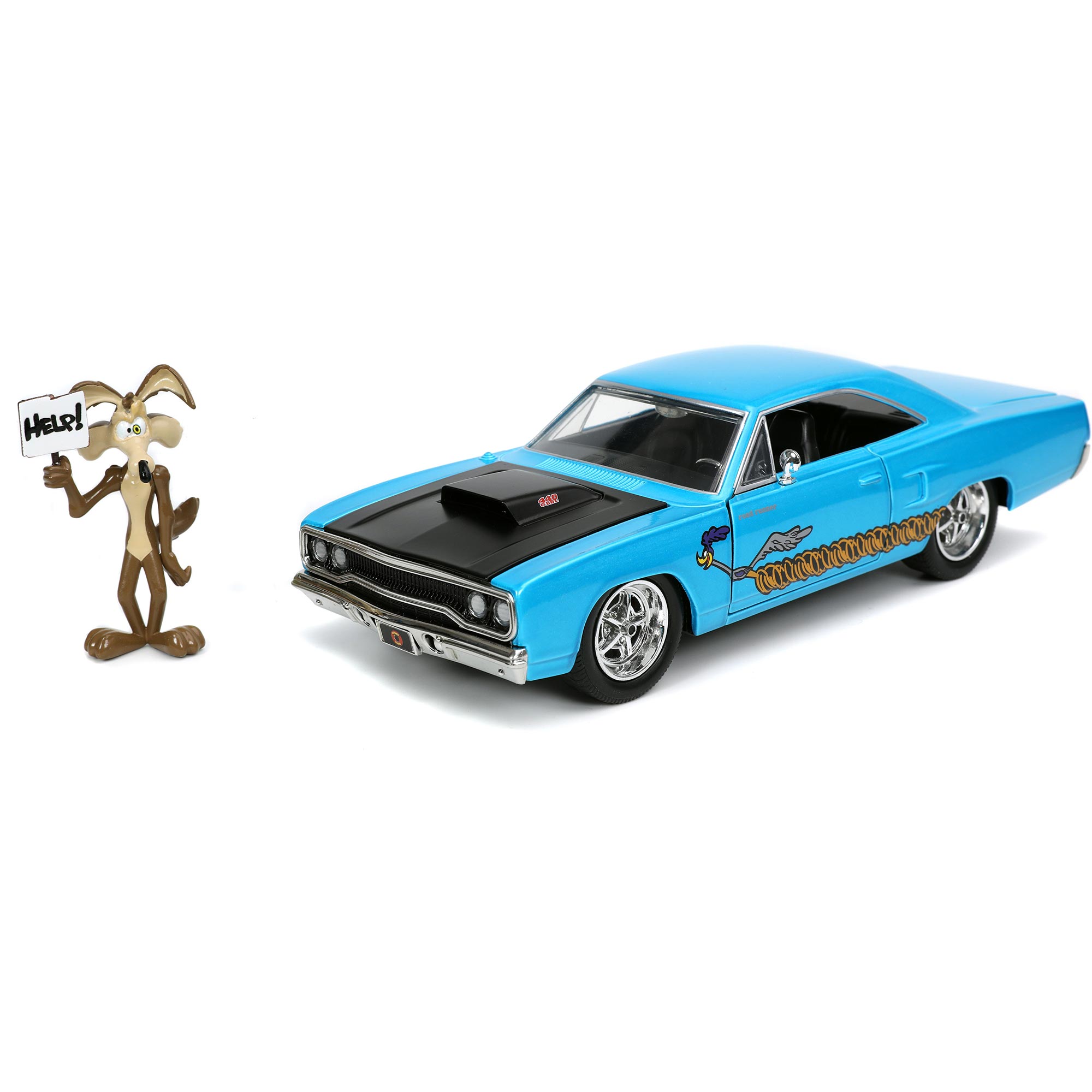 ミニカー Wile E. Coyote & Plymouth Roadrunner 22631NX_4__78422.1620171051.