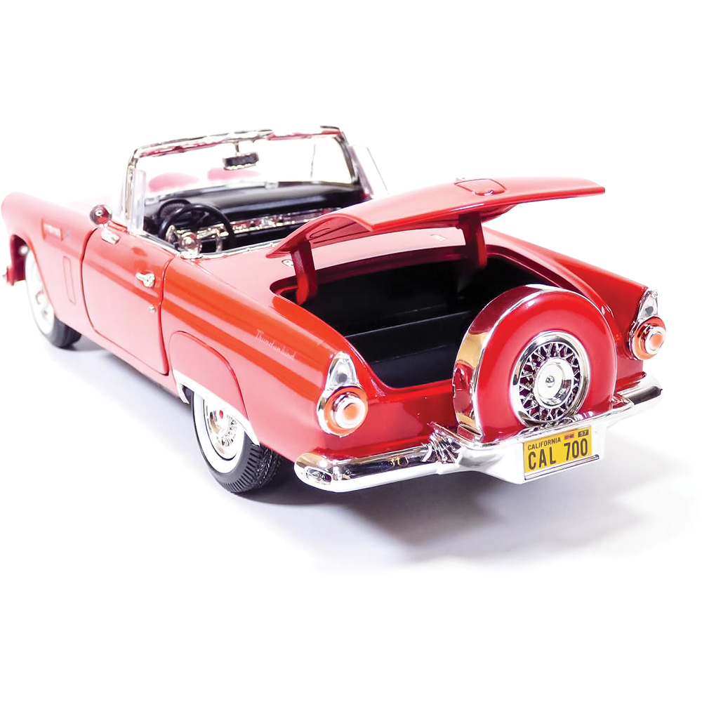 1956 Ford Thunderbird ( convertible )-Red Diecast Model Car | Motormax