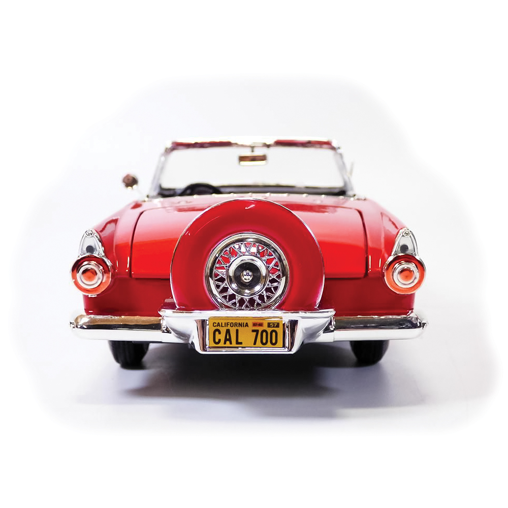 1956 Ford Thunderbird ( convertible )-Red Diecast Model Car | Motormax