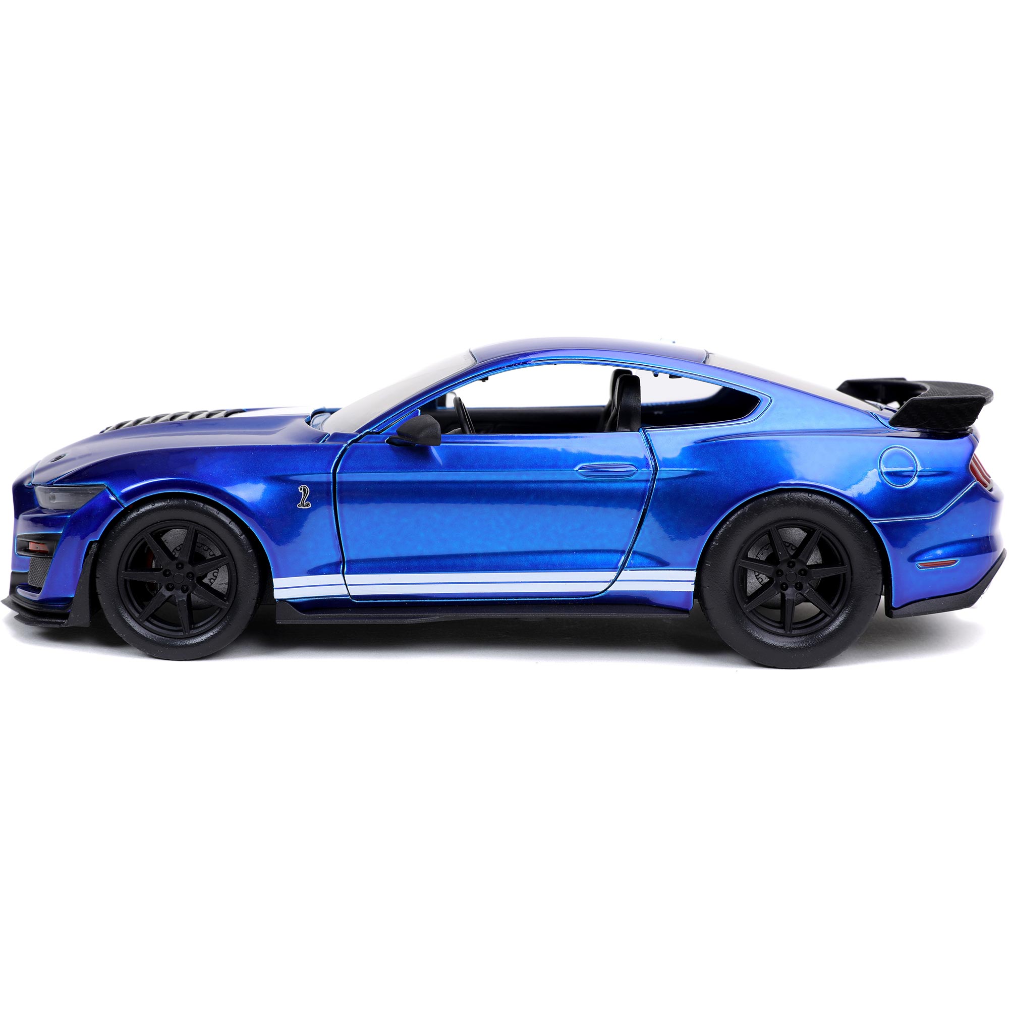2020 Shelby Mustang G.T. 500 BTM Blue Diecast Model Car