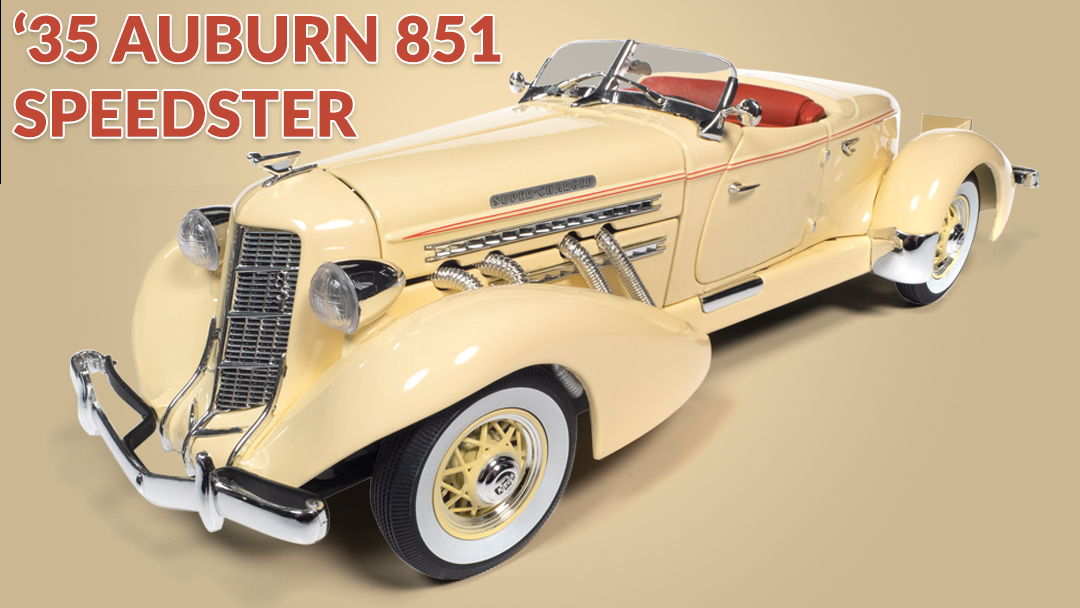 Stunning 1:18 Scale Diecast Auburn Boattail 851 Speedster by Auto