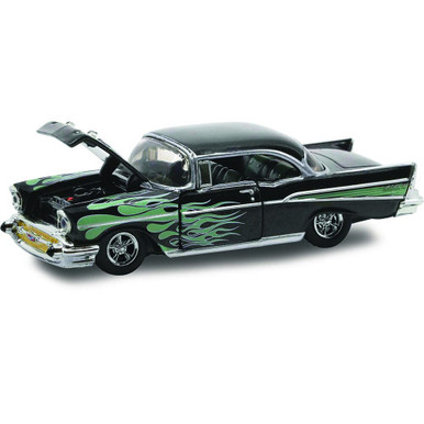 1957 Chevy Bel Air Hot Rod 1:64 Scale Diecast Model Car by M2