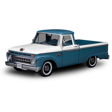 1965 Ford F-100 Custom Cab Pickup Blue & White | Sunstar