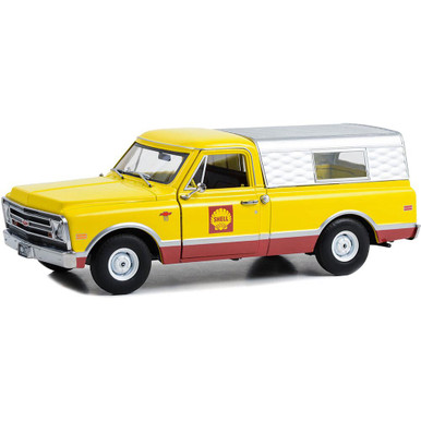 1968 Chevrolet C-10 with Camper Shell Shell Oil | Greenlight