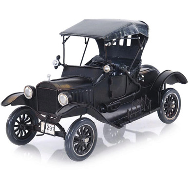 Black Tin Lizzie Vintage Car Diecut Model Car | Old Modern Handicrafts