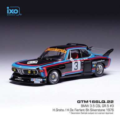 BMW 3.5 CSL Gr.5 #3 H.Grohs H.De Fierlant 6H Silverstone