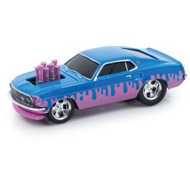1969 Ford Mustang GT Blue Diecast Model Car | M2 Machines