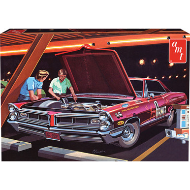 1965 Pontiac Grand Prix Show and Go Plastic Model Kit | AMT