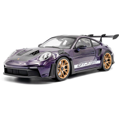オートアート　1/18 ポルシェGT３RS 絶版品　パープル 2024 Porsche 911 GT3 RS Weissach Package Viola Purple Metallic