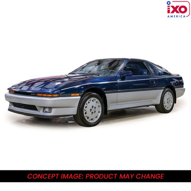 1987 Toyota Supra (A70) Dark Blue Metallic / Silver | IXO Models