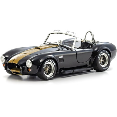 Shelby Cobra 427S/C Black/Gold Diecast Model Car | Kyosho