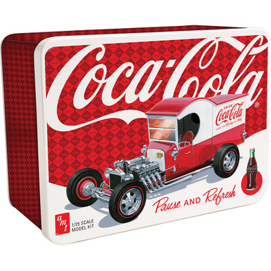 Ｓ★商品Ｎｏ.３７２６★Ｃｏｃａ―Ｃｏｌａ缶バッグ＋積載車＋グラス＋腕時計他色々 1925 Ford Model T Panel w/Tin Packaging Coca-Cola | AMT