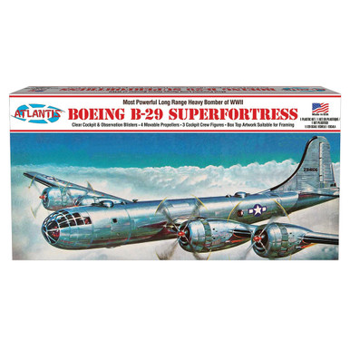 2*型様 B-29 SUPERFORTRESS 1/48 プラモデルキット B-29 Superfortress with Swivel Kit | Atlantis Models