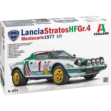 Lancia Stratos HF Gr.4 1/12 Kit Plastic | Italeri