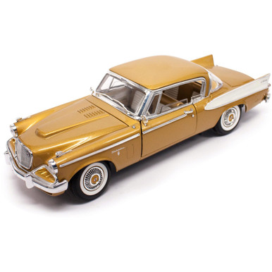 1958 Studebaker Golden Hawk - Gold 1:18 Scale Diecast Model by