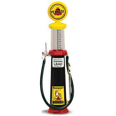 Pennzoil Cylinder Gas Pump 1:18 Scale Diecast Model by Road Signature | Fairfield Collectibles ...