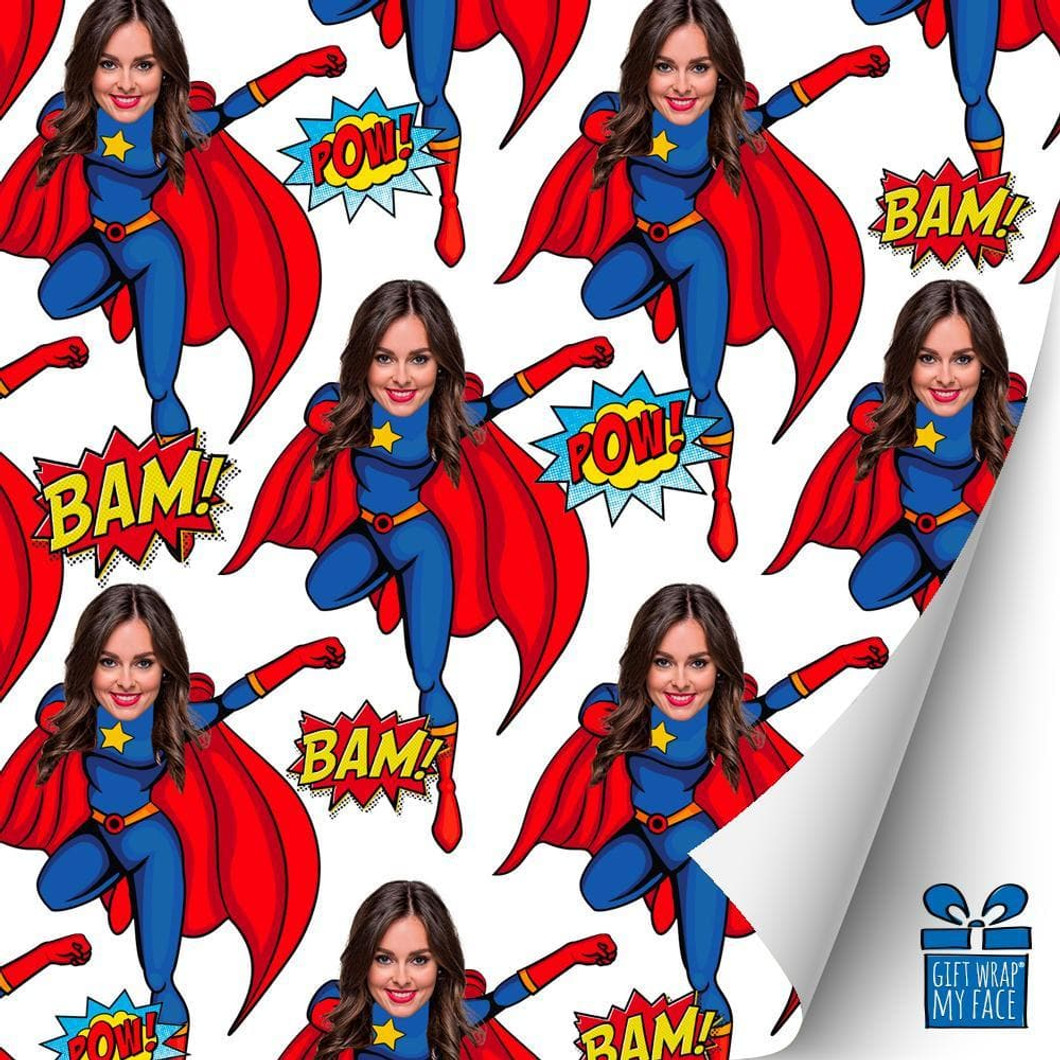 Superwoman Gift Wrap Superwoman Gift Wrap