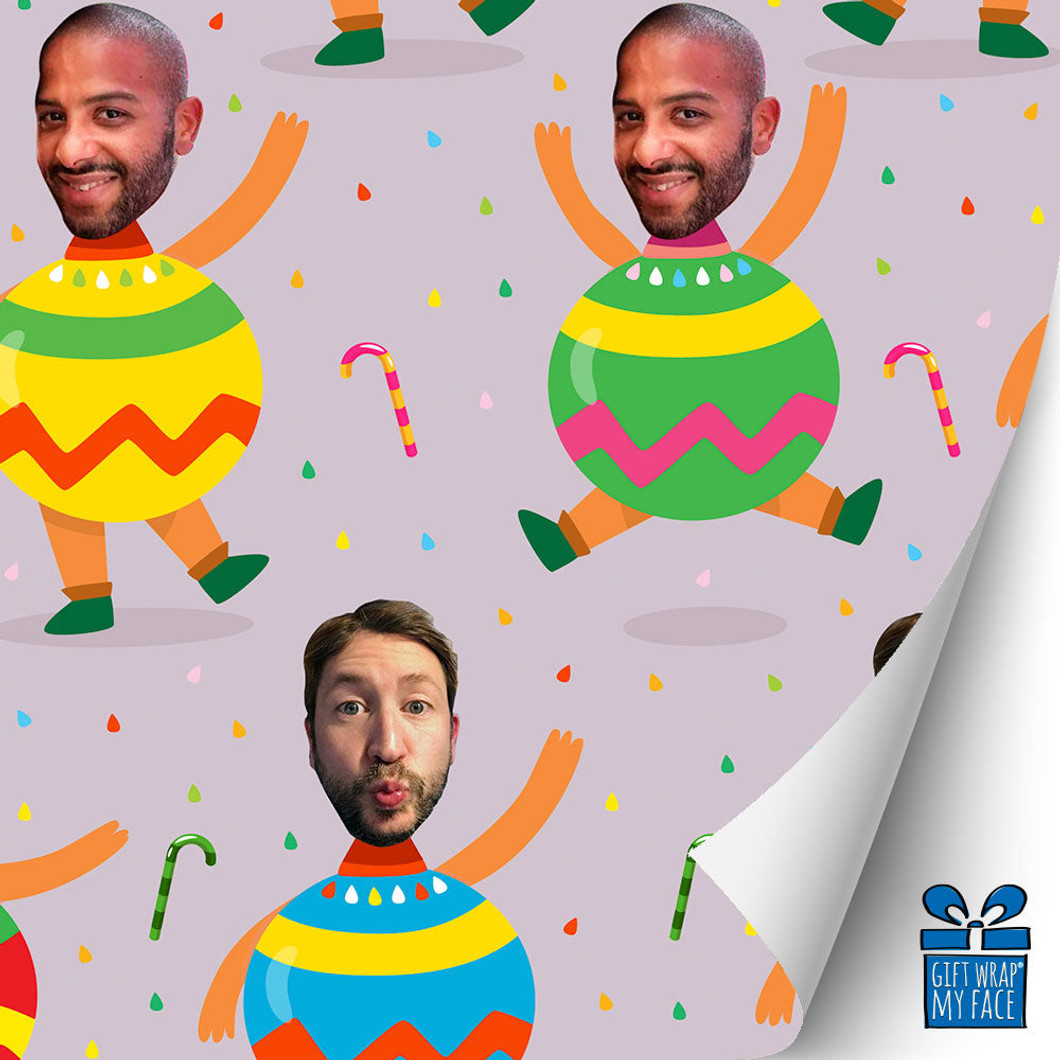 Selfie Ornaments™ Custom Gift Wrap