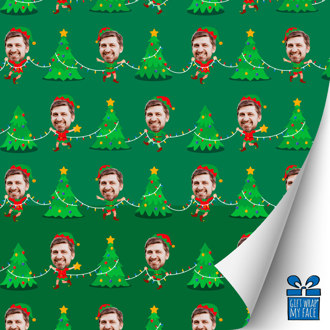 Christmas Tree Elf Gift Wrap
