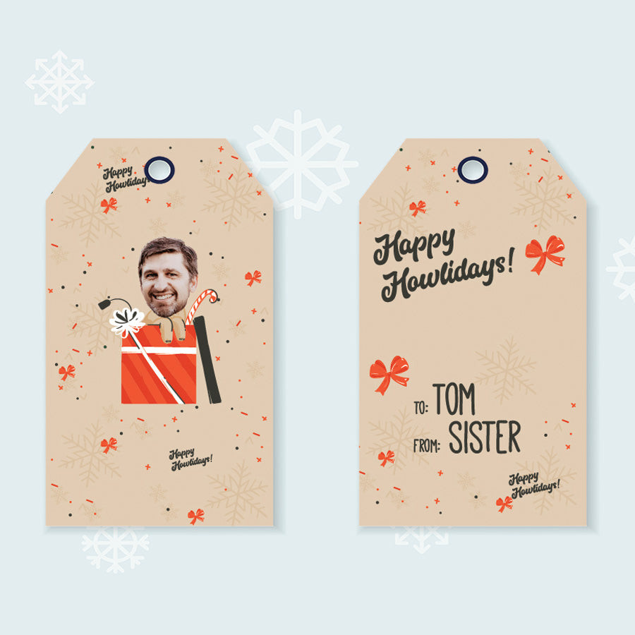 Happy Howlidays Gift Tags
