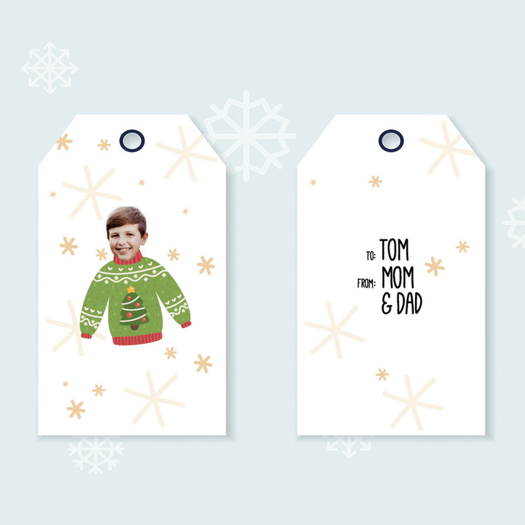 Christmas Sweater Gift Tags