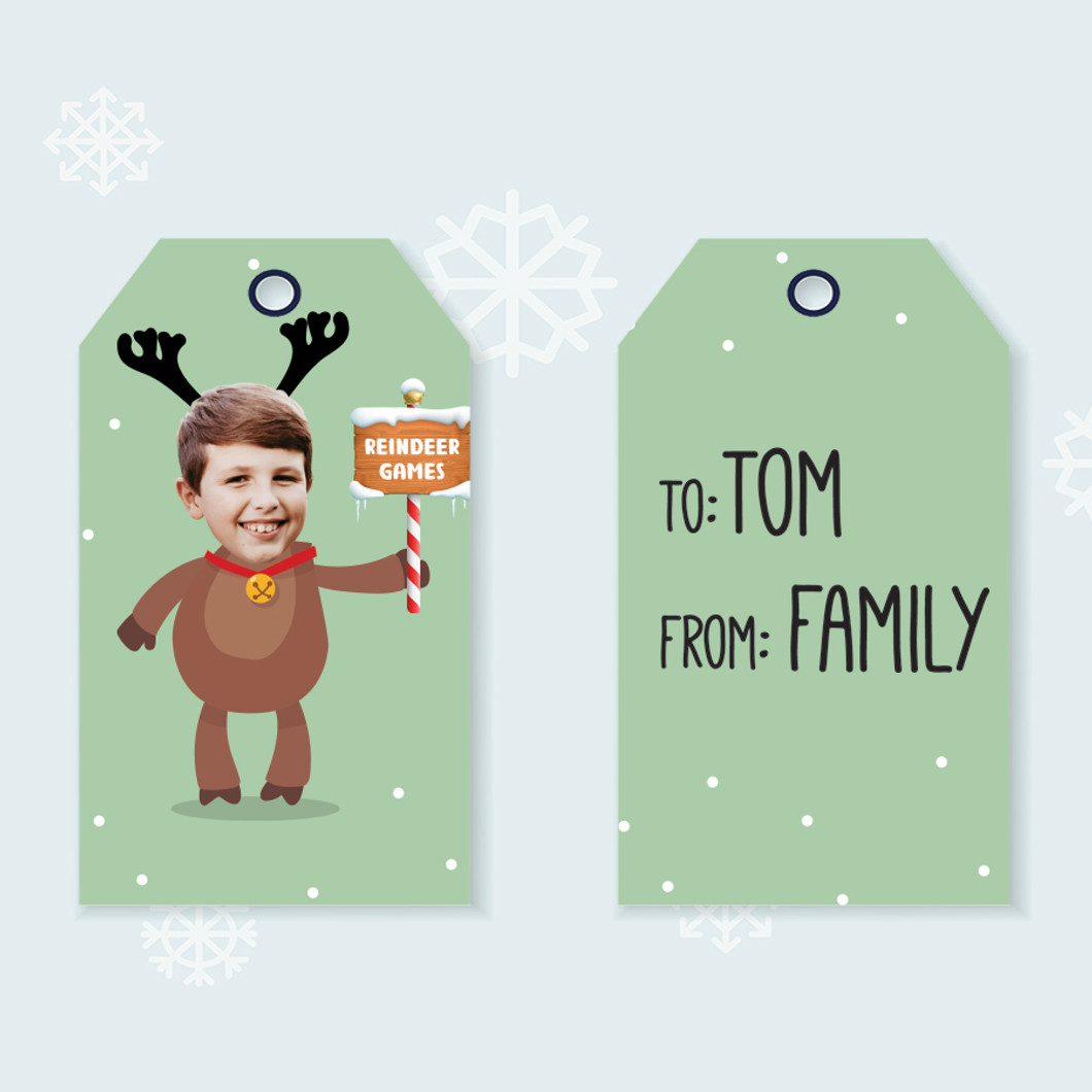 Reindeer Games Gift Tags Reindeer Games Gift Tags