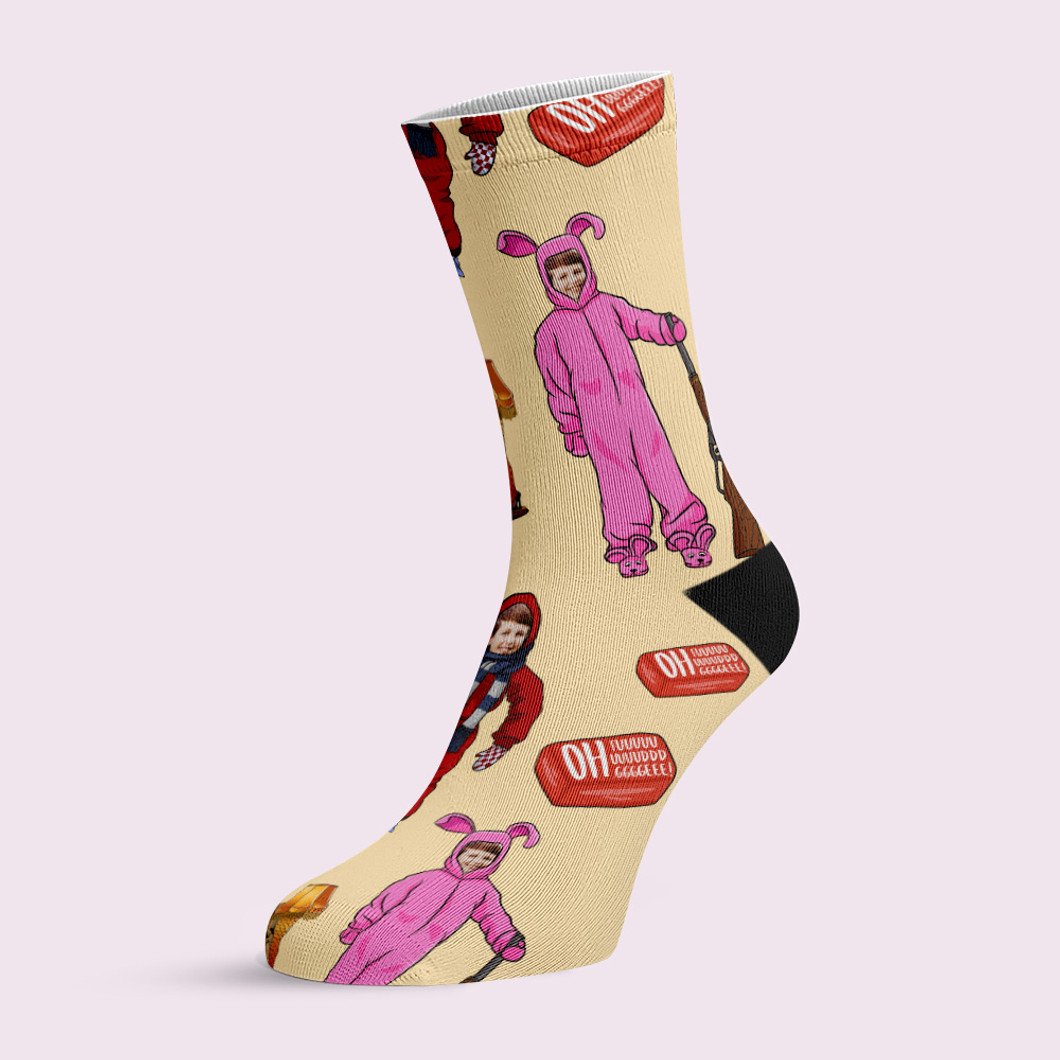 CHRISTMAS STORY SOCKS